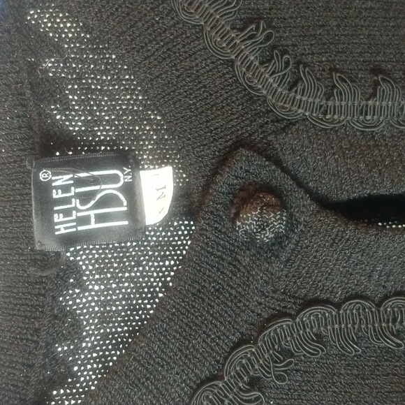 Helen Hsu black knit cardigan - Picture 5 of 7